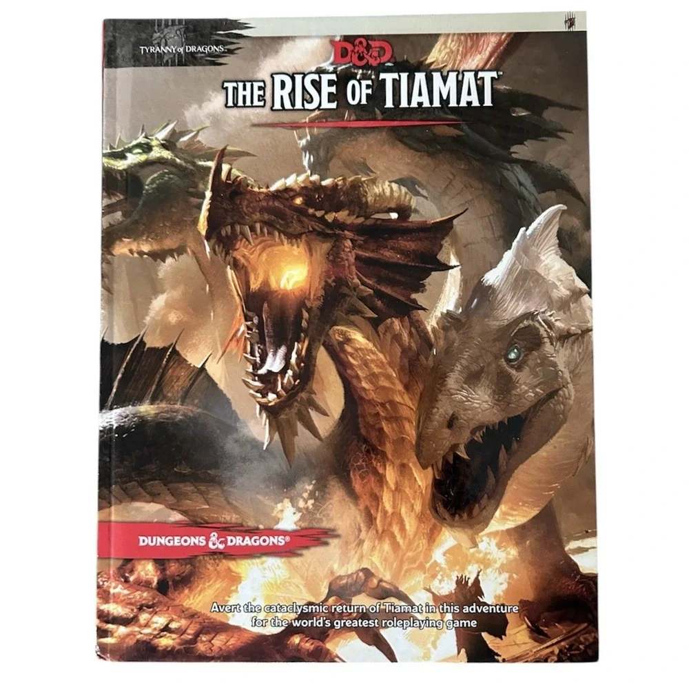 Rise of Tiamat by Wizards RPG Team (2014, Hardcover) - Dungeons and Dragons
